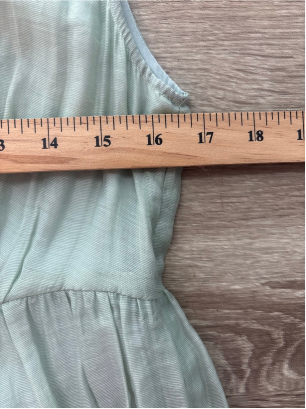 THE KORNER Light Green Sleeveless Tiered Maxi Dress Size S Cottagecore Boho Chic - Picture 5 of 10
